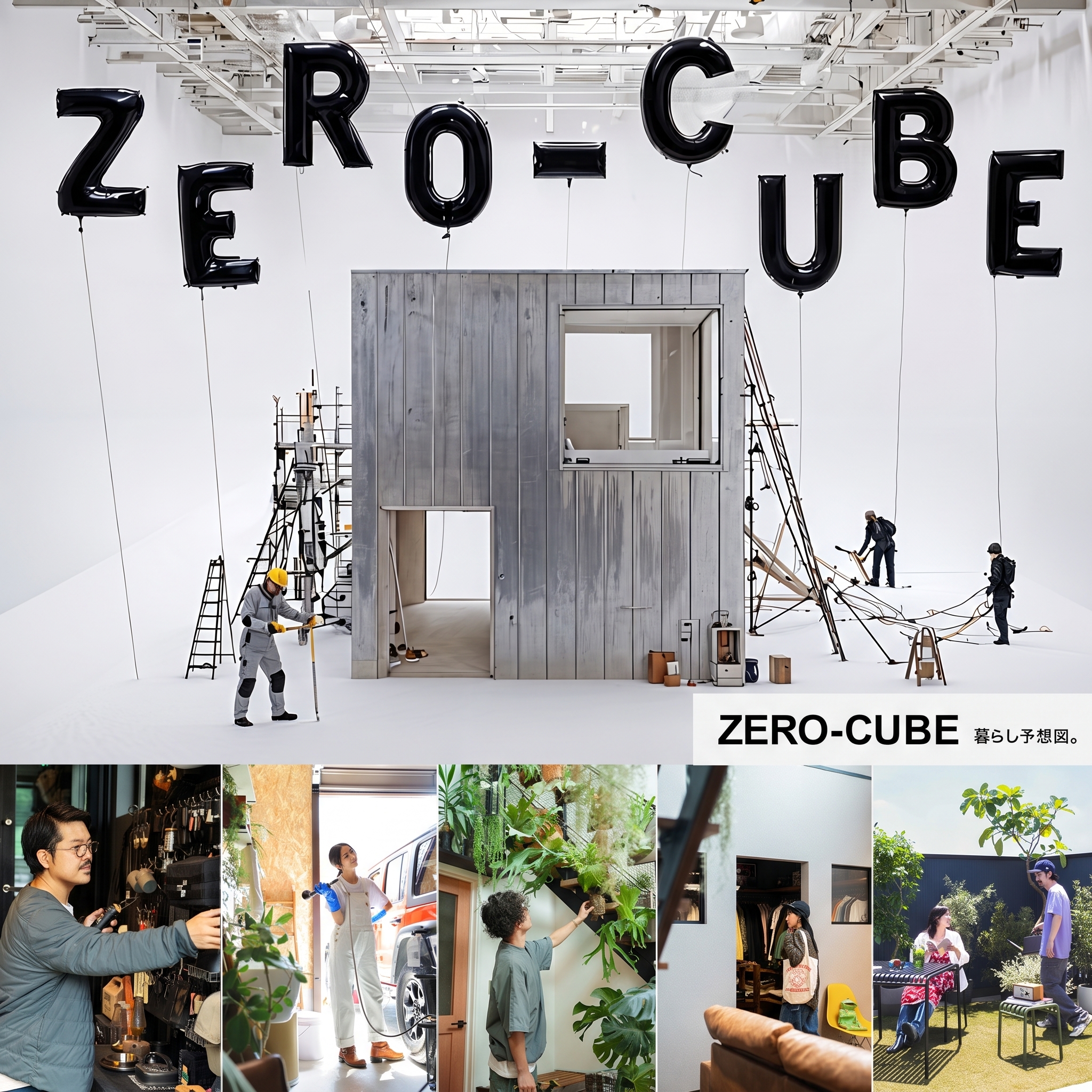 時代が変わっても、フィットする家。ZERO-CUBE(ゼロキューブ)の暮らし予想図。